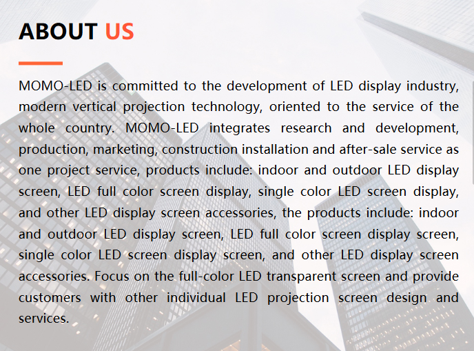 MOMO-LED:LED Electronic Display Screen