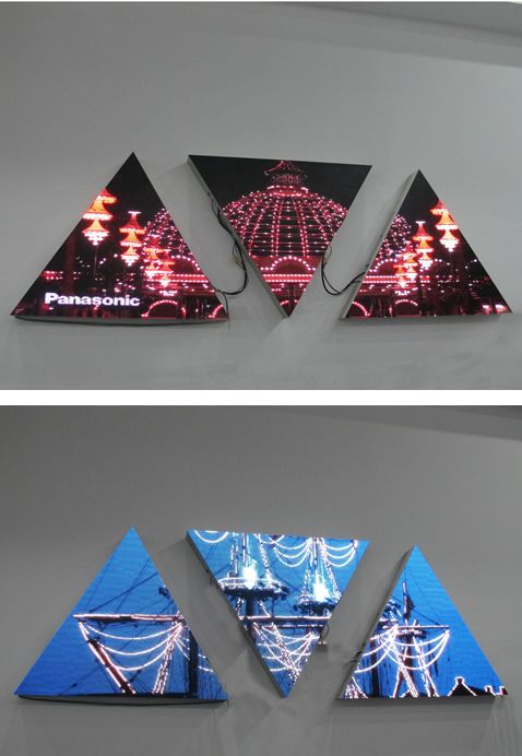 MOMO-LED:Triangle LED display